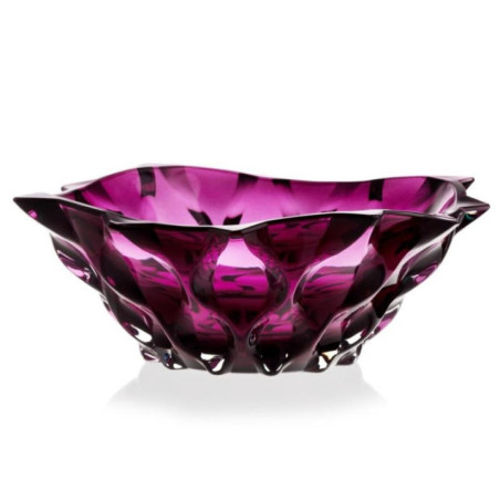 Salaterka kryształ Bohemia Samba Purple 30,5cm
